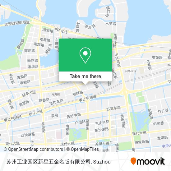 苏州工业园区新星五金名版有限公司 map