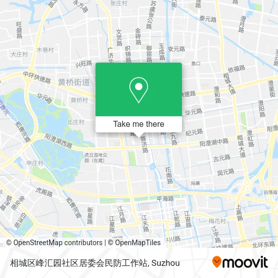 相城区峰汇园社区居委会民防工作站 map