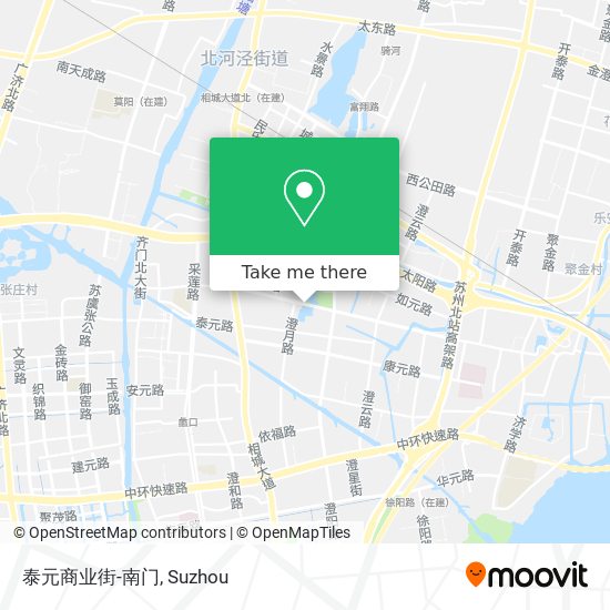 泰元商业街-南门 map