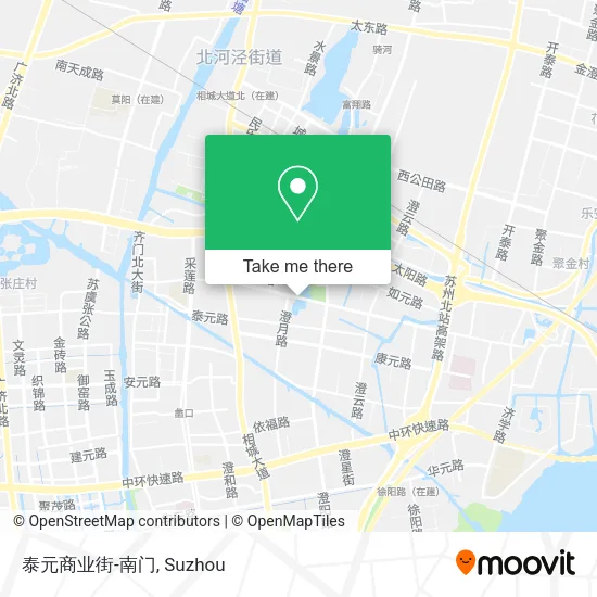 泰元商业街-南门 map