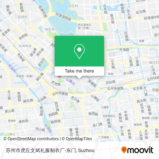 苏州市虎丘文斌礼服制衣厂-东门 map