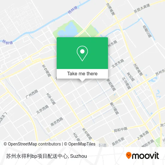 苏州永得利bp项目配送中心 map