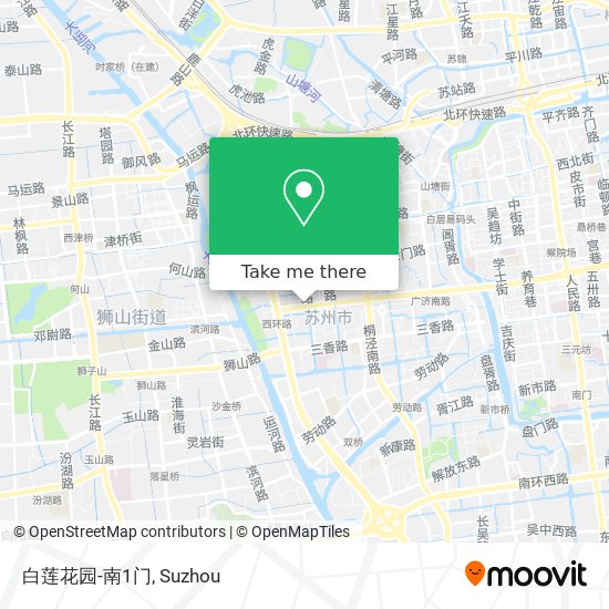 白莲花园-南1门 map