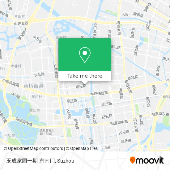 玉成家园一期-东南门 map