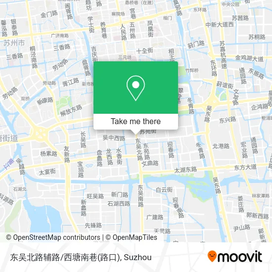 东吴北路辅路/西塘南巷(路口) map