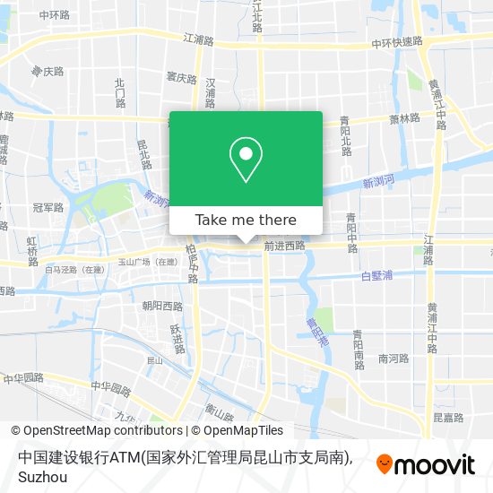 中国建设银行ATM(国家外汇管理局昆山市支局南) map