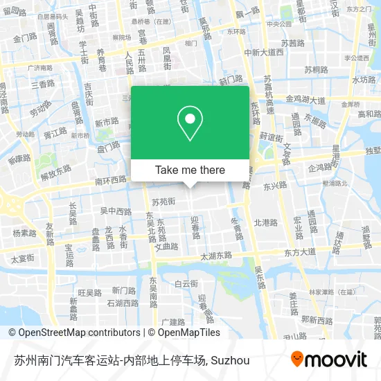 苏州南门汽车客运站-内部地上停车场 map