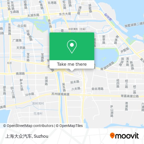 上海大众汽车 map