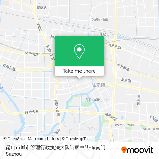 昆山市城市管理行政执法大队陆家中队-东南门 map