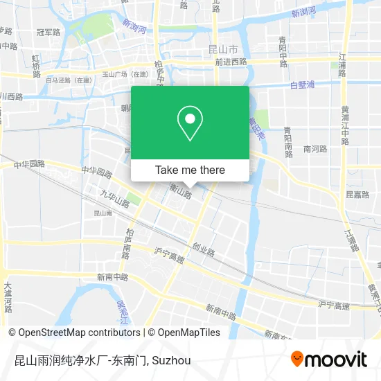 昆山雨润纯净水厂-东南门 map