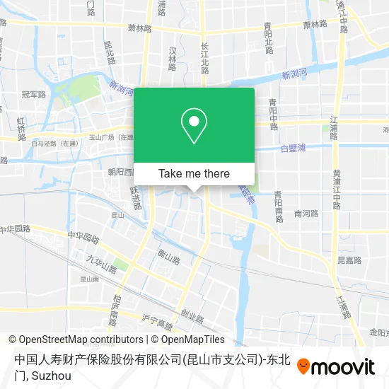 中国人寿财产保险股份有限公司(昆山市支公司)-东北门 map