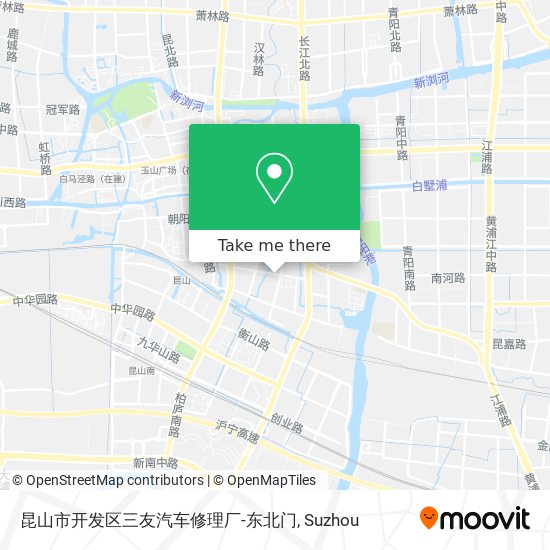 昆山市开发区三友汽车修理厂-东北门 map