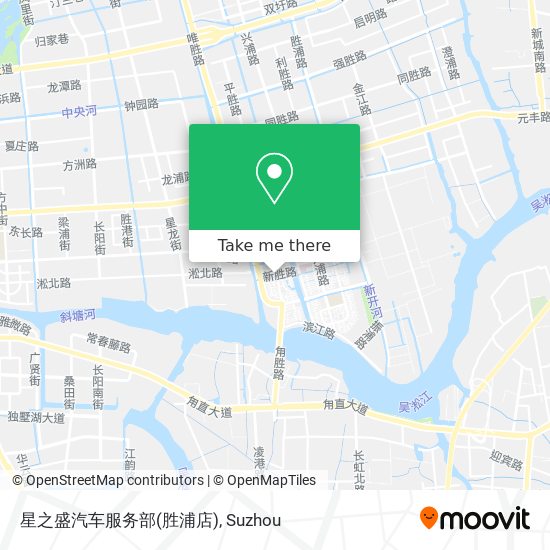 星之盛汽车服务部(胜浦店) map