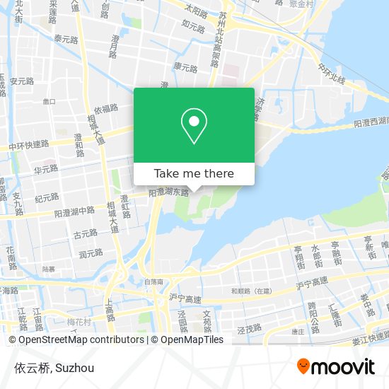 依云桥 map