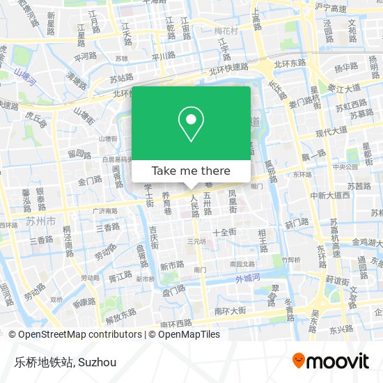 乐桥地铁站 map