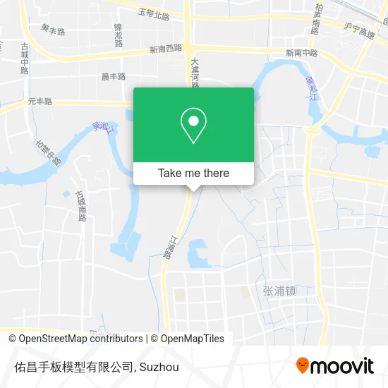 佑昌手板模型有限公司 map