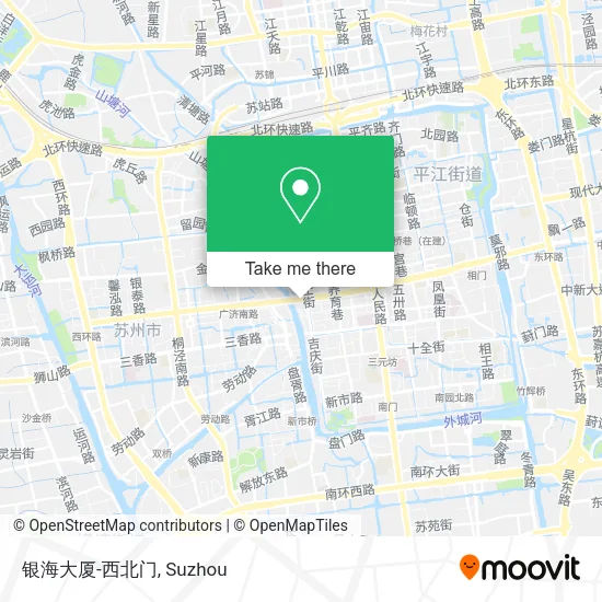 银海大厦-西北门 map