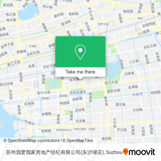 苏州我爱我家房地产经纪有限公司(东沙湖店) map