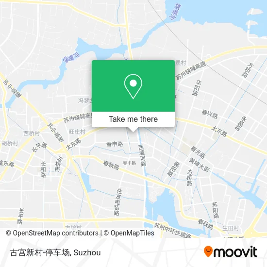 古宫新村-停车场 map