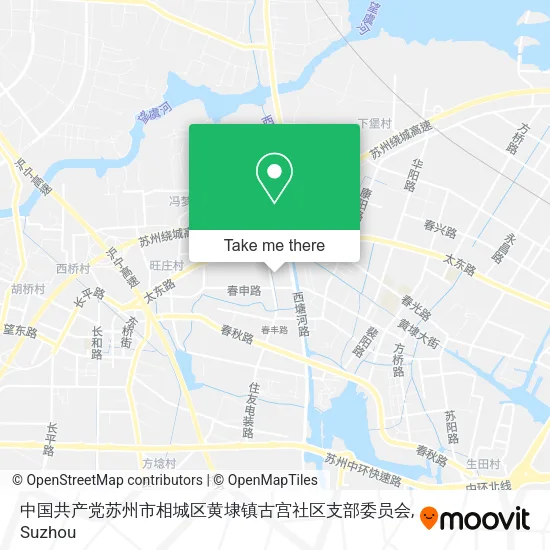 中国共产党苏州市相城区黄埭镇古宫社区支部委员会 map