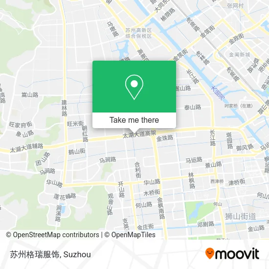 苏州格瑞服饰 map