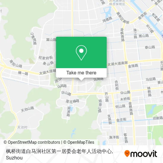 枫桥街道白马涧社区第一居委会老年人活动中心 map