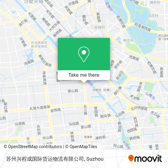 苏州兴程成国际货运物流有限公司 map