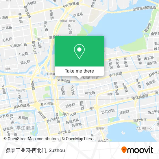 鼎泰工业园-西北门 map