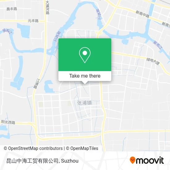 昆山中海工贸有限公司 map