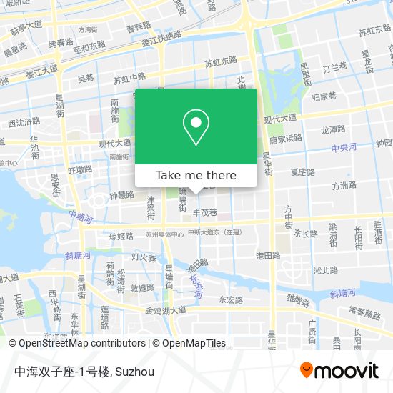 中海双子座-1号楼 map