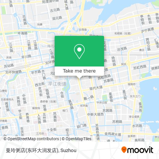 曼玲粥店(东环大润发店) map