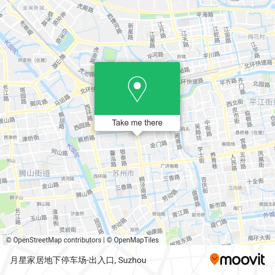 月星家居地下停车场-出入口 map