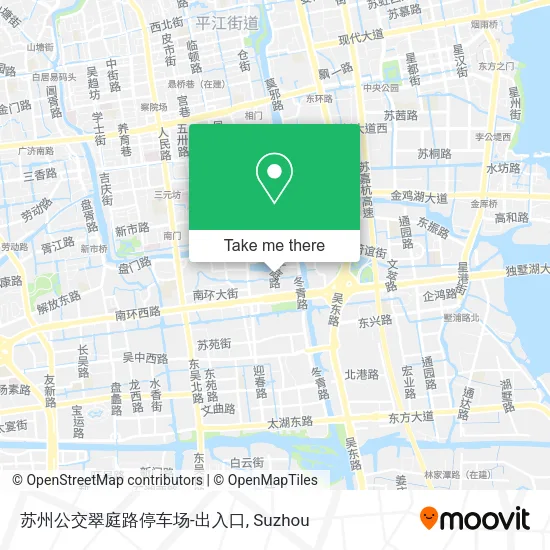 苏州公交翠庭路停车场-出入口 map