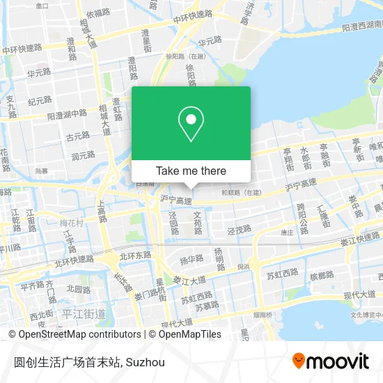 圆创生活广场首末站 map