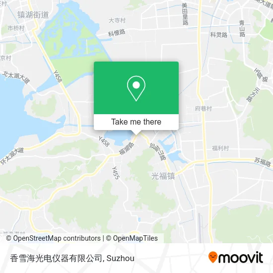 香雪海光电仪器有限公司 map