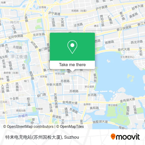 特来电充电站(苏州国检大厦) map