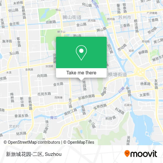 新旅城花园-二区 map