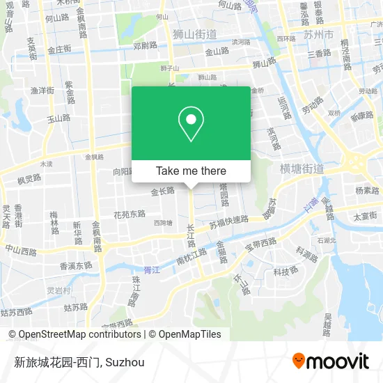 新旅城花园-西门 map