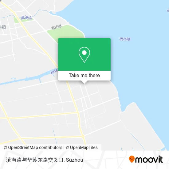 滨海路与华苏东路交叉口 map