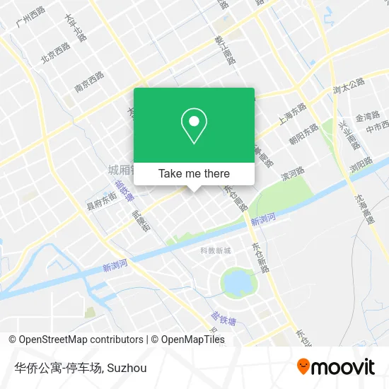 华侨公寓-停车场 map