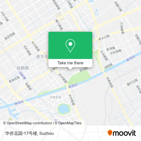 华侨花园-17号楼 map
