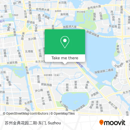 苏州金典花园二期-东门 map