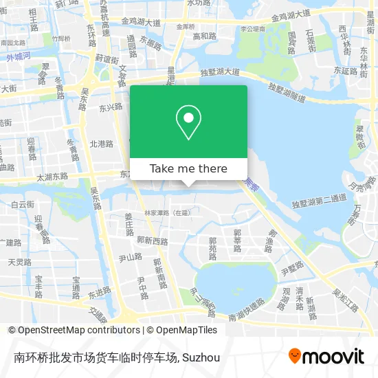 南环桥批发市场货车临时停车场 map