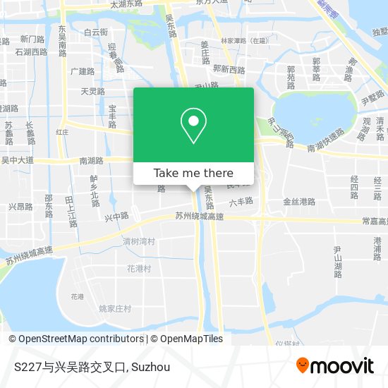 S227与兴吴路交叉口 map
