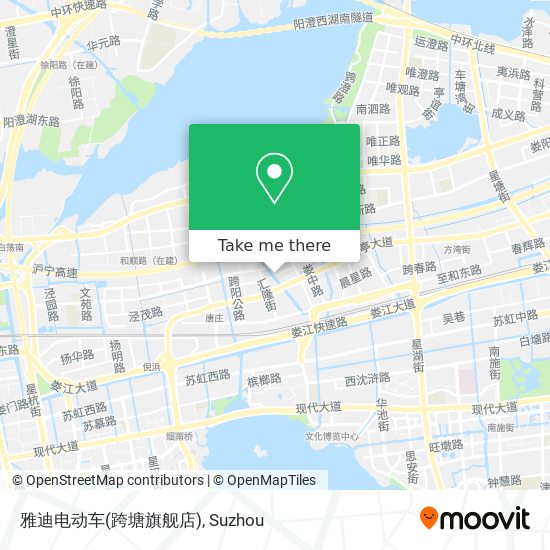 雅迪电动车(跨塘旗舰店) map