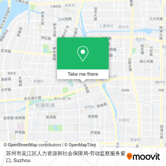 苏州市吴江区人力资源和社会保障局-劳动监察服务窗口 map