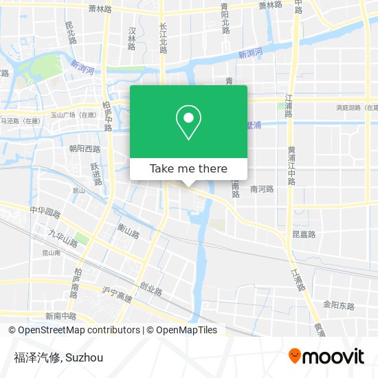 福泽汽修 map