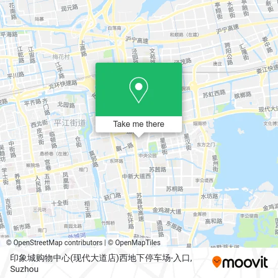 印象城购物中心(现代大道店)西地下停车场-入口 map