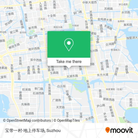 宝带一村-地上停车场 map