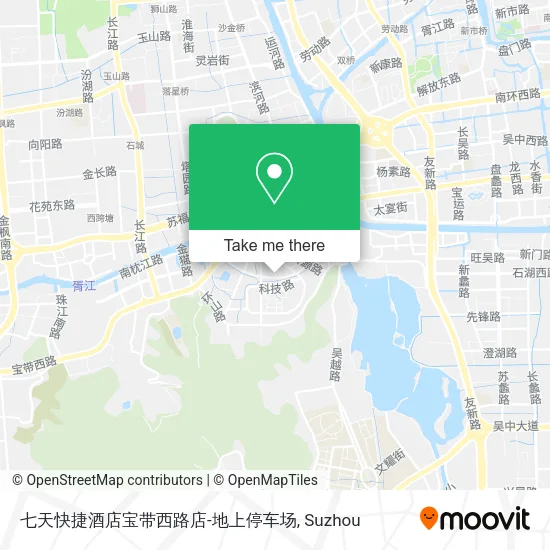 七天快捷酒店宝带西路店-地上停车场 map